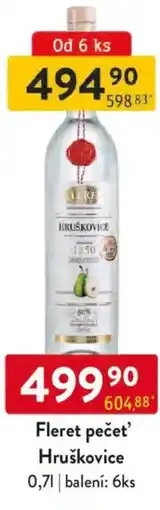 Qanto Fleret pečeť' Hruškovice nabídka