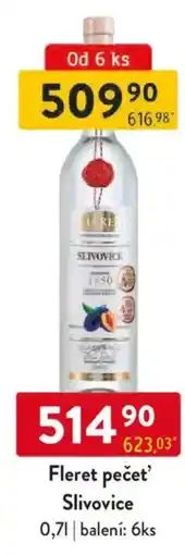 Qanto Fleret pečet' Slivovice nabídka