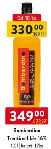 Qanto Bombardino Trentine likér 16% nabídka