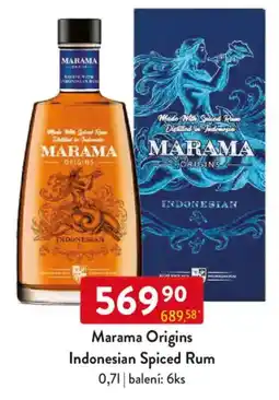 Qanto Marama Origins Indonesian Spiced Rum nabídka