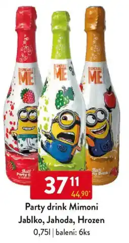 Qanto Party drink Mimoni Jablko, Jahoda, Hrozen nabídka