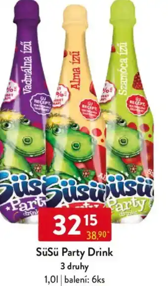 Qanto Süsü Party Drink nabídka