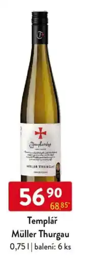 Qanto Templář Müller Thurgau nabídka