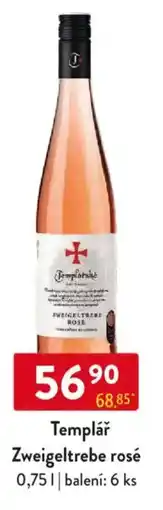 Qanto Templář Zweigeltrebe rosé nabídka