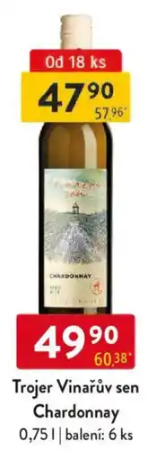 Qanto Trojer Vinařův sen Chardonnay nabídka
