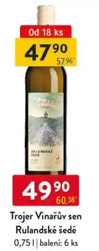 Qanto Trojer Vinařův sen Rulandské šedé nabídka