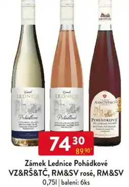 Qanto Zámek Lednice Pohádkové VZ&RŠ&TČ, RM&SV rosé, RM&SV nabídka