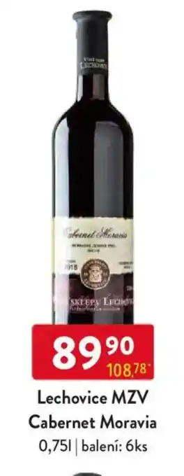 Qanto Lechovice MZV Cabernet Moravia nabídka