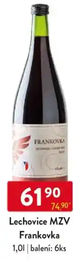 Qanto Lechovice MZV Frankovka nabídka