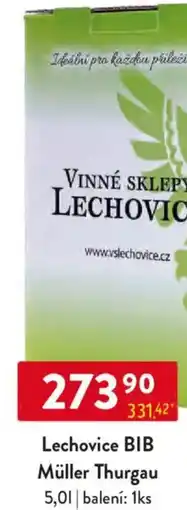 Qanto Lechovice BIB Müller Thurgau nabídka