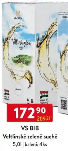 Qanto VS BIB Veltlínské zelené suché nabídka