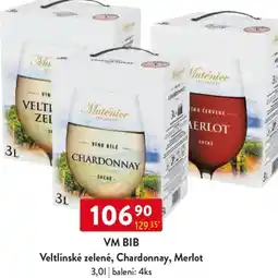 Qanto VM BIB Veltlínské zelené, Chardonnay, Merlot nabídka