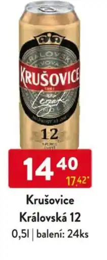 Qanto Krušovice Královská 12 nabídka