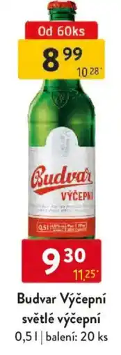 Qanto Budvar Výčepní světlé výčepní nabídka