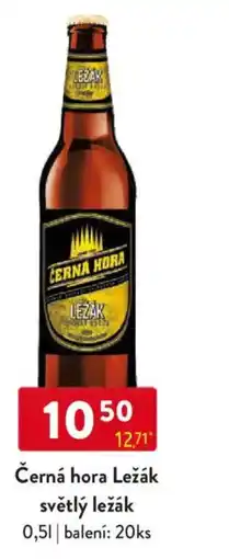 Qanto Černá hora Ležák světlý ležák nabídka