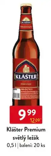 Qanto Klášter Premium světlý ležák nabídka