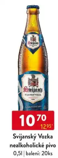 Qanto Svijanský Vozka nealkoholické pivo nabídka