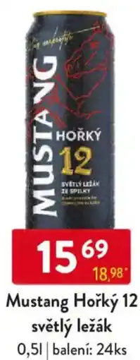 Qanto Mustang Hořký 12 světlý ležák nabídka