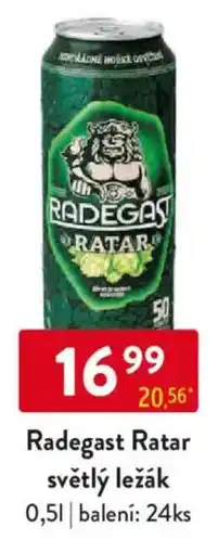 Qanto Radegast Ratar světlý ležák nabídka
