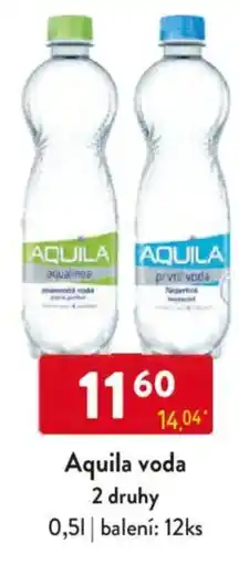 Qanto Aquila voda 2 druhy nabídka