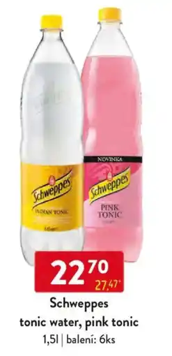 Qanto Schweppes tonic water, pink tonic nabídka