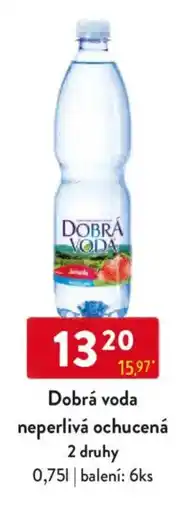 Qanto Dobrá voda neperlivá ochucená 2 druhy nabídka