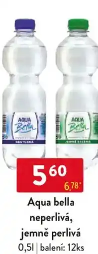 Qanto Aqua bella neperlivá, jemně perlivá nabídka