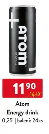Qanto Atom Energy drink nabídka