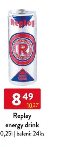 Qanto Replay energy drink nabídka