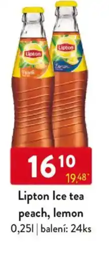 Qanto Lipton Ice tea peach, lemon nabídka