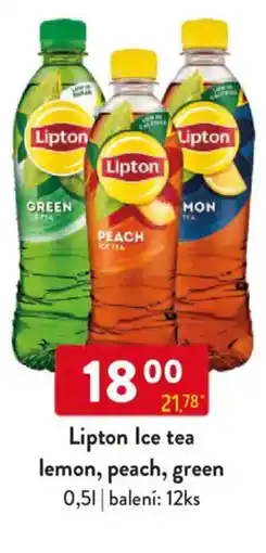 Qanto Lipton Ice tea lemon, peach, green nabídka