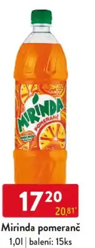 Qanto Mirinda pomeranč nabídka