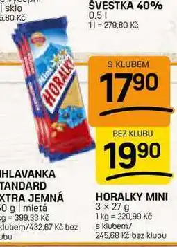 Flop HORALKY MINI nabídka