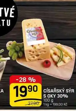 Flop CÍSAŘSKÝ SÝR S OKY 30% nabídka
