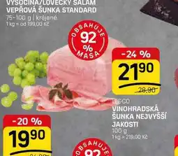 Flop VINOHRADSKÁ ŠUNKA NEJVYŠŠÍ JAKOSTI nabídka