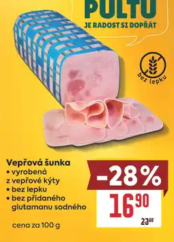 Billa Vepřová šunka nabídka