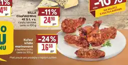 Billa Kuřecí křídla marinovaná z teplého pultu cena za nabídka