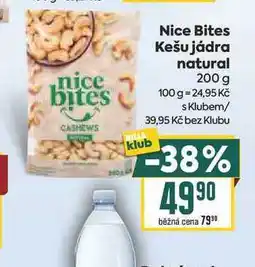 Billa Nice Bites Kešu jádra natural nabídka