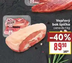 Billa Vepřový bok špička cena za nabídka