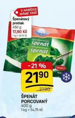 Flop ŠPENÁT PORCOVANÝ nabídka