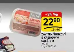 Flop ZÁVITEK ŠUNKOVÝ S KŘENOVÝM SALÁTEM nabídka