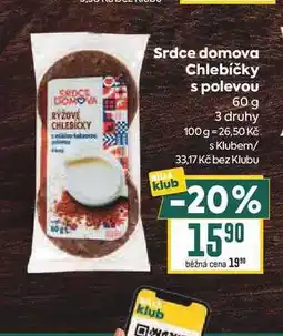 Billa Srdce domova Chlebíčky s polevou nabídka