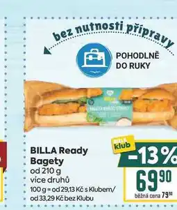 Billa BILLA Ready Bagety od nabídka