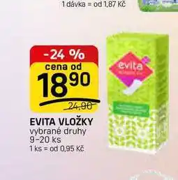 Flop EVITA VLOŽKY vybrané druhy 9-20 ks nabídka