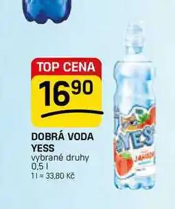 Flop DOBRÁ VODA YESS vybrané druhy nabídka