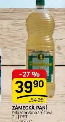 Flop ZÁMECKÁ PANÍ bílá/červená/růžová 21 PET nabídka