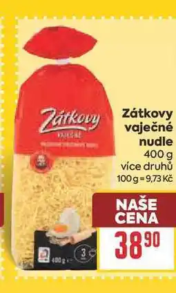 Billa Zátkovy vaječné nudle nabídka