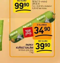 Flop PAPKY KUŘECÍ SALÁM krmivo pro psy nabídka