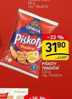 Flop PIŠKOTY TRADIČNÍ nabídka