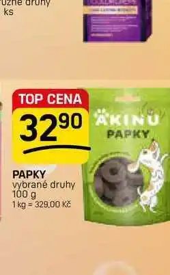 Flop PAPKY vybrané druhy nabídka